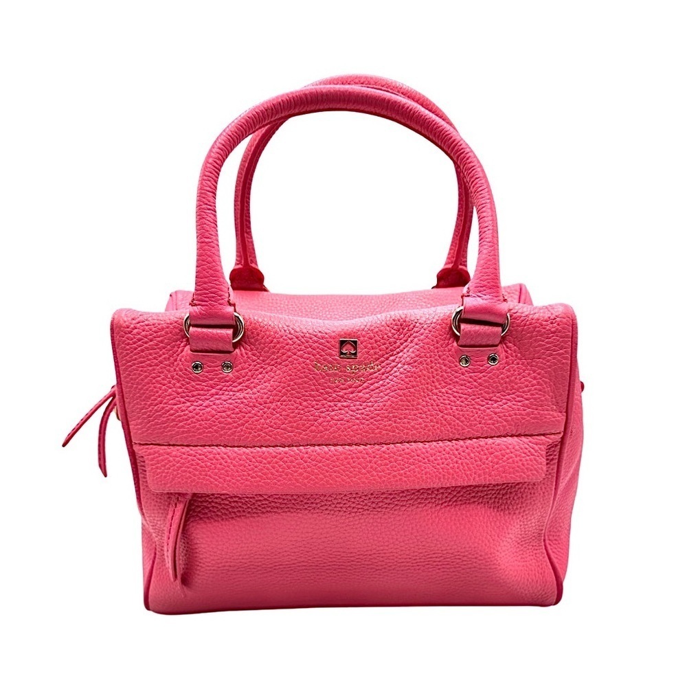 Kate‎ Spade Pink Pebble Leather Boxy Handbag